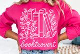 Booktrovert | Book SVG Cut File