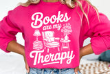 Books Are My Therapy | Book SVG Cut File