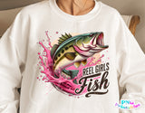 Reel Girls Fish | Fishing PNG Print File