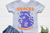 Snacks Make Me Nicer | Toddler SVG Cut File