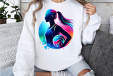 Volleyball Neon Silhouette | PNG Print File