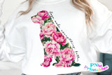 Floral Dogs Make Everything Better | PNG Sublimation File