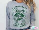 Completely Unhinged | Funny SVG Cut File