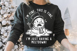 Just Having a Meltdown | Funny Christmas SVG Cut File