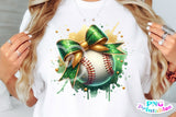 Baseball With Bow | PNG Sublimation File