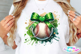 Baseball With Bow | PNG Sublimation File