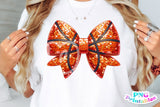 Sequin Basketball Bow | PNG Print File