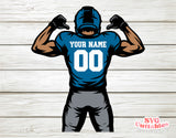 Football Template 0081 | SVG Cut File