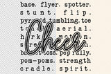 Cheer Word Art | Cut File