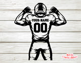 Football Template 0081 | SVG Cut File