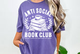 Anti Social Book Club | Book SVG Cut File