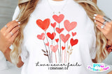 Valentine's Love Never Fails | PNG Sublimation File