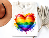 Rainbow Heart | LGBTQ Pride PNG File
