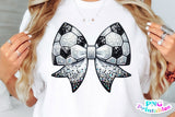 Soccer Ball Bow | PNG File