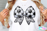 Soccer Ball Bow | PNG File