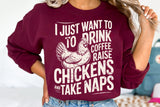 Raise Chickens Take Naps | Chicken SVG Cut File