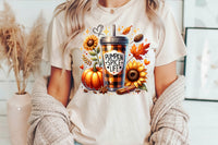 Pumpkin Spice Life | Fall Sublimation PNG