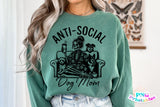 Anti-social Dog Mom | PNG Sublimation File