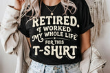 Retired | Funny SVG Cut File
