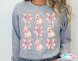 Easter Bows and Bunnies | Easter PNG FIle