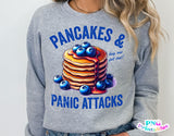 Pancakes and Panic Attacks | Funny PNG Print File