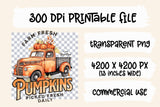 Farm Fresh Pumpkins | Fall Sublimation PNG