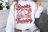 Books Are My Therapy | Book SVG Cut File