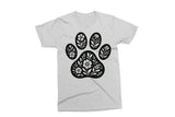 Floral Paw Print | SVG Cut File