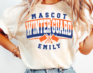 Winter Guard Template 005 | Color Guard SVG