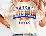 Winter Guard Template 005 | Color Guard SVG