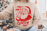 You Ain't Getting Shit | Funny Christmas SVG Cut File