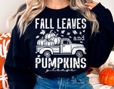 Fall Leaves and Pumpkins Please | Fall SVG Cut File
