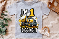 1st Birthday Dump Truck | PNG Print File