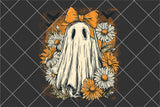Sheet Ghost with Bow | Halloween Sublimation PNG