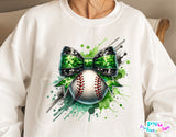 Baseball With Bow | PNG Sublimation File