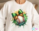 Baseball With Bow | PNG Sublimation File