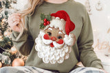 Faux Yarn Santa | Christmas Sublimation PNG