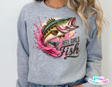 Reel Girls Fish | Fishing PNG Print File