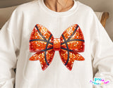 Sequin Basketball Bow | PNG Print File