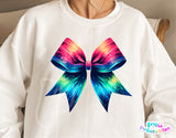 Neon Cheer Bow | PNG Sublimation File