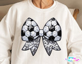 Soccer Ball Bow | PNG File