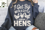 Little Help From My Hens Out | Chicken SVG Cut File
