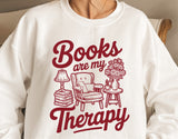 Books Are My Therapy | Book SVG Cut File