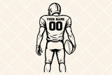 Football Template 0080 | SVG Cut File