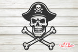 Skull and Cross Bones | SVG Cut File