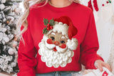 Faux Yarn Santa | Christmas Sublimation PNG