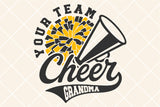Cheerleader Grandma Template | SVG Cut File