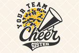 Cheerleader Sister Template | SVG Cut File