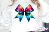 Neon Cheer Bow | PNG Sublimation File