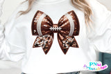 Football Coquette Bow | PNG Sublimation File